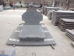 Swan Blue Granite Tombstone Monuments to Poland Market