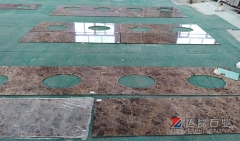 Emperador Dark Marble Countertops Dalei Own Factory Cutting