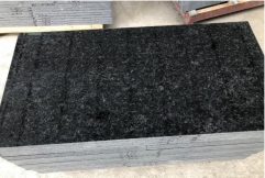 New Angola Black Granite Tiles Polished Granite Tiles