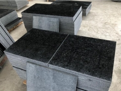 New Angola Black Granite Tiles Polished Granite Tiles