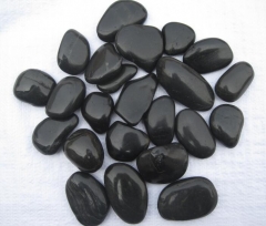 Black Color Pebble Stone