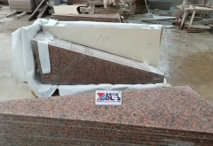 Red Granite G562 Maple Red Granite Steps Skirting