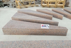 Red Granite G562 Maple Red Granite Steps Skirting