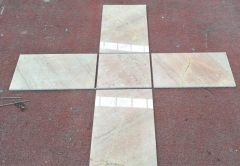 Dalei Marble Tiles Red Beige Marble Polished Tiles