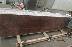 Multicolor Red Granite Small Slabs Polished Finish Wholesale