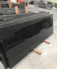 China New Black Small Slabs Polished