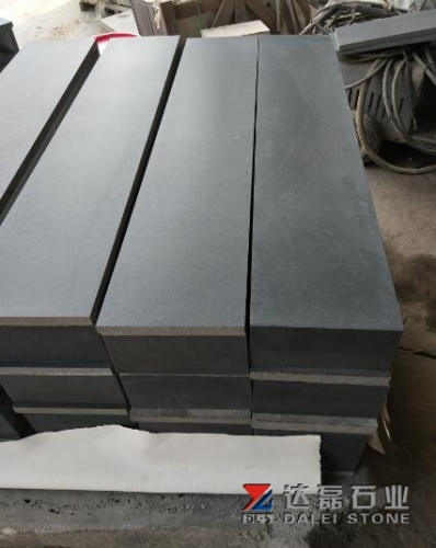 New Black Basalt Hainan Black Basalt Tiles Honed Finish Way