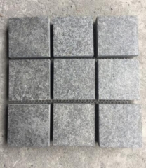 Original Black Pearl Basalt G684 cube stone Flamed