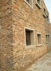 Yellow Rusty Quartz Culture Loose Stone Wall Cladding