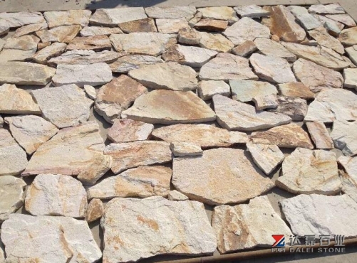 Double Color Sand Stone Slate Tiles Natural Surface