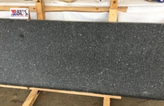 Angola Black Granite Small Slabs Saw Cutting And Waterjet Finish Way