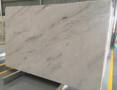 China Local White Marble Big Slabs Grey Veins