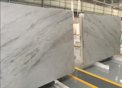 China Local White Marble Big Slabs Grey Veins