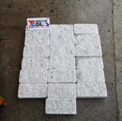 G623 Grey Granite Cube Stone Tumble 5 sides Finish Way