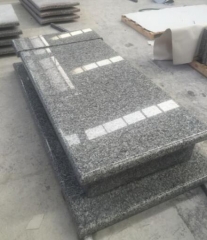 Swan Blue Granite Tombstone Wholesale Dalei Stone