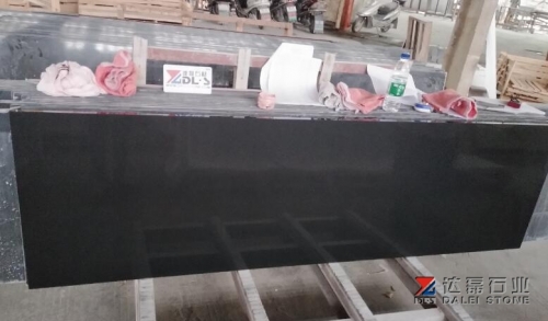 Dalei Engineered Stone Pure Black Quartz Slabs