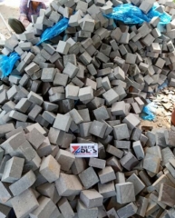Zhangpu Black Basalt Cube Stone Natural and Saw Cutting Finish Way