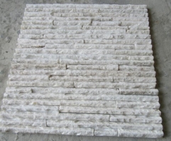 Yellowish White quartz waterfall Panel