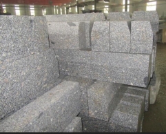 Grey Granite G602 Kerbstone Paving Stone Two Sides Flamed Chamfer