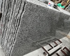 Beautiful Green Color Dark Grey Color Granite Like Ice Veins Polished