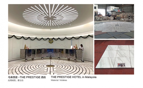Volakas Marble Project Supply To The Prestige Hotel In Malaysia