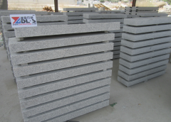 G603 Paving Granite Steps Stone Cubrstone Grey Color 6 Sides Flamed