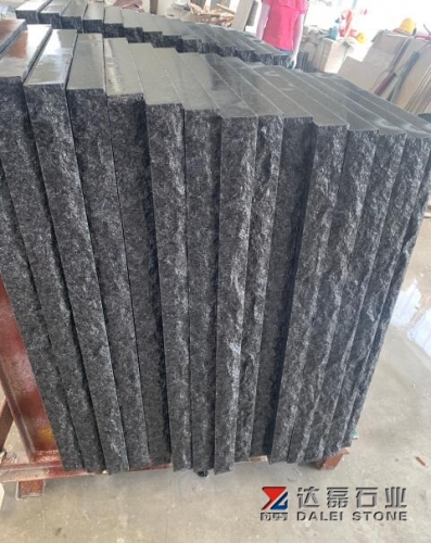 Angola Black Absolutly black Flamed And Brush Fours Side Natural Finish Way