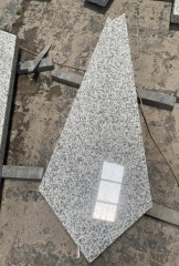 G603 White Granite Irregular Steps Stairs Cutting