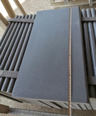 Hainan Black Basalt Coping Tiles Honed Finish Way