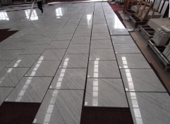 Granite Tiles Ink White Polished For Project