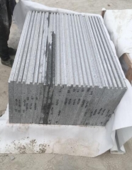 G603 Granite Flamed Wall Cladding Tiles With Holes Isreal Project
