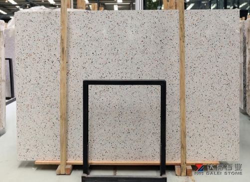 Terrazzo Artificial Stone Beige Color Big Slabs