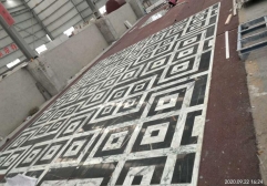 Marble Tiles Polished Floor Tiles Black and White Matched