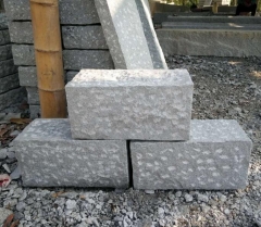 Grey Natural Stone G633 Granite Palisade , all Sides Natural Split + Pineapple