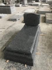 New Pangda Dark G654 Granite Dark Grey Tombstone Monument Israel