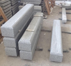 G603 Bianco Grey Granite Tombstone Monument Israel Style