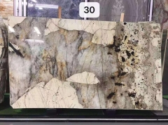 Natural Marble Natural Stone Like A Drawing Yellow Beige Color