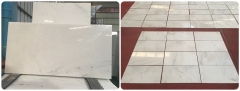 New Finished Marble Tiles Super White Marble Cut To Size