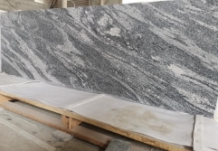 Spary White Countertops Flat Edge Sea Wave Granite