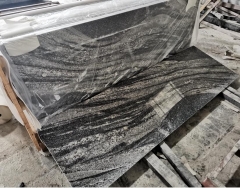 Spary White Countertops Flat Edge Sea Wave Granite