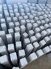 Grey Granite Cube Stone Flamed Granite Tiles