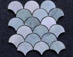Green Marble Art Mosaic Tiles Backsplash Selling