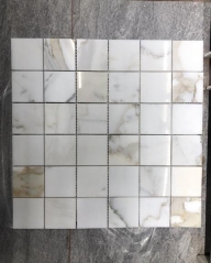 Calacatta Marble Mosaic Tiles Bathroon Tiles Wholesale