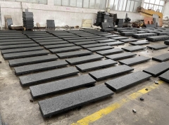 Angola Black Flamed Waterjet For Outdoor Paver And Copings Use
