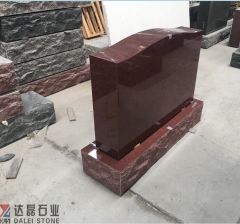 Imperial Red Granite Monument Upright Tombstone Wholesale