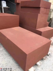 Natural China Red Sandstone Tile for Architectural Masonry Cladding and Paving