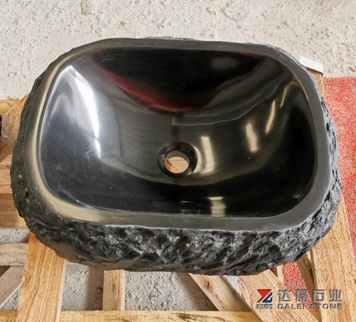 Hainan Black Basalt Sinks For Bathroom