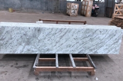 Andromeda White Granite Countertops Sinks Cutting