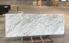 Andromeda White Granite Countertops Sinks Cutting