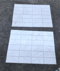 White Carrara Marble Subway Tiles Honed Tiles